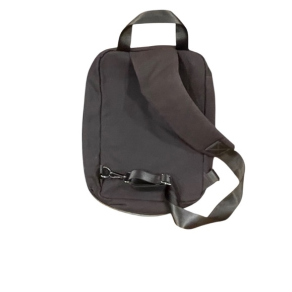 Used once Gray canvas Disney Mickey.Mouse crossbody backpack purse - Picture 2 of 6